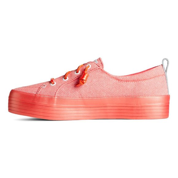 Sperry Metallic Pink Crest Vibe Platform Sneaker - Women 9.5 - Picture 3 of 12